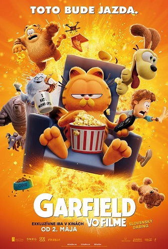 plagát filmu Garfield vo filme v Cinema City